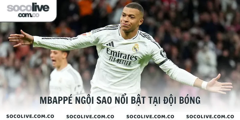 Mbappé ngôi sao nổi bật tại đội bóng